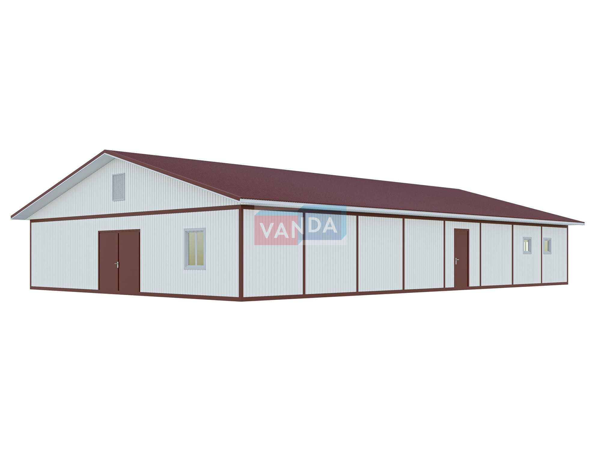 Проект модульного склада 12.0х19,2